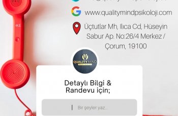 Çorum Psikolog - Quality Mind Psikoloji (Psikolog Can Girdaban)